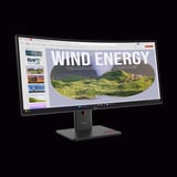 Lenovo ThinkVision T34WD-40 computerskærm 86,4 cm (34") 3440 x 1440 pixel Wide Quad HD LED Sort, LED-skærm Sort, 86,4 cm (34"), 3440 x 1440 pixel, Wide Quad HD, LED, 6 ms, Sort
