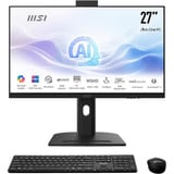 MSI Modern AM273QP AI 1UMG-221AT Intel Core Ultra 7 155H 68,6 cm (27") 2560 x 1440 pixel All-in-One PC 32 GB DDR5-SDRAM 1 TB SSD Windows 11 Pro Wi-Fi 6E (802.11ax) Sort, Fuld PC Sort, 68,6 cm (27"), Wide Quad HD, Intel Core Ultra 7, 32 GB, 1 TB, Windows 11 Pro