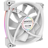 Montech AX120 PWM 120x120x25, Sag fan Hvid