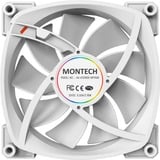 Montech AX120 PWM 120x120x25, Sag fan Hvid
