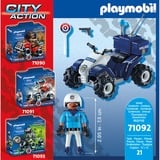 PLAYMOBIL City Action 71092 legetøjssæt, Bygge legetøj Politi, 4 År, Flerfarvet, Plast