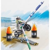 PLAYMOBIL Color Motocross Motorcykel, Bygge legetøj 