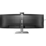 Philips 49B2U6903CH/00 computerskærm 124 cm (48.8") 5120 x 1440 pixel Dual QHD LCD Grå, LED-skærm mørk grå/Sølv, 124 cm (48.8"), 5120 x 1440 pixel, Dual QHD, LCD, 4 ms, Grå