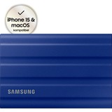 Samsung MU-PE2T0R 2 TB USB Type-C 3.2 Gen 2 (3.1 Gen 2) Blå, Solid state-drev Blå, 2 TB, USB Type-C, 3.2 Gen 2 (3.1 Gen 2), 1050 MB/s, Beskyttelse af adgangskode, Blå