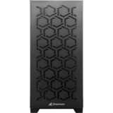 Sharkoon MS-Y1000 Micro Tower Sort, Towerkabinet Sort, Micro Tower, PC, Sort, micro ATX, Mini-ITX, Spil, 13,5 cm