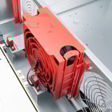 SilverStone SST-RM43-324-RS, Rack server kabinet Sort/Rød