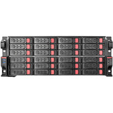 SilverStone SST-RM43-324-RS, Rack server kabinet Sort/Rød