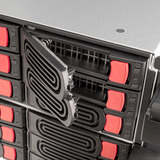 SilverStone SST-RM43-324-RS, Rack server kabinet Sort/Rød