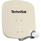 TechniSat Digidish 45 Twin satellitantenne Beige, Parabol Beige, Beige, Aluminium, 45 cm