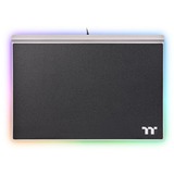 Thermaltake Argent MP1 RGB Gaming musemåtte Sort, Titanium, Gaming Mus pad Sort, Sort, Titanium, Monokromatisk, Aluminium, Gummi, USB-drevet, Skridsikker bund, Gaming musemåtte