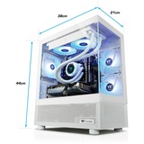Thermaltake PC-000079-DE, Gaming PC Hvid