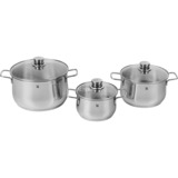 WMF 07.3003.6040 suppegryde 6,5 L Rustfrit stål, Grydesæt rustfrit stål, 6,5 L, Rustfrit stål, Rustfrit stål, Gas, Induktion, Rustfrit stål, Rustfrit stål
