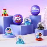 ZURU Mini Brands - Create Disney Snowglobe, Klippe og klistre Mini Brands Mini Snow Globe Disney Capsule Series 1, 3 År, Disney, Flerfarvet