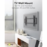 goobay TV-vægbeslag Basic FIXED (XL), Wall Mount Sort