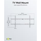 goobay TV-vægbeslag Basic FIXED (XL), Wall Mount Sort