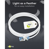 goobay Ultrafleksibelt Cat.6a patchkabel slim, U/FTP Hvid