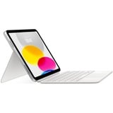 Apple Magic Keyboard Folio til iPad (10. generation), Tastatur Hvid, DE-layout, Scissor mechanism