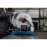 Bosch Batteri metalskæresav GCD 18V-355 Professional solo, 18 Volt, Gerings sav Blå