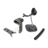 Digitus 1D 2D Desktop USB Barcode Scanner, Stregkodescanner Sort