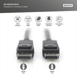 Digitus AK-340106-050-S, Kabel Sort
