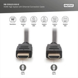 Digitus DB-330123-010-S, Kabel Sort