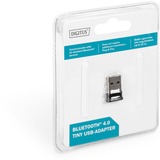 Digitus DN-30210-1 netværkskort Bluetooth, Bluetooth-adapter Sort, Trådløs, USB, Bluetooth, Sort