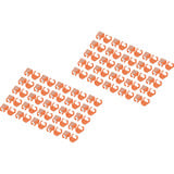 Digitus Farveclips til patchkabler - Orange, Låg Orange
