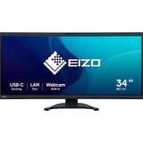 EIZO FlexScan EV3450XC-BK computerskærm 86,6 cm (34.1") 3440 x 1440 pixel UltraWide Quad HD LED Sort, LED-skærm Sort, 86,6 cm (34.1"), 3440 x 1440 pixel, UltraWide Quad HD, LED, 5 ms, Sort