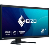 EIZO FlexScan EV3450XC, LED-skærm Sort