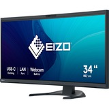 EIZO FlexScan EV3450XC, LED-skærm Sort