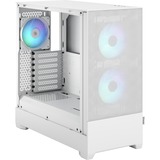 Fractal Design Pop Air Tower Hvid, Towerkabinet Hvid, Tower, PC, Hvid, ATX, micro ATX, Mini-ITX, Stål, Hærdet glas, Flere