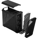 Fractal Design Torrent Tower Sort, Towerkabinet Sort, Tower, PC, Sort, ATX, EATX, ITX, micro ATX, SSI CEB, Hærdet glas, Spil