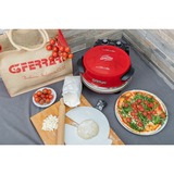 G3 Ferrari Pizzeria Snack Napoletana pizza fremstiller & ovn 1 pizza(er) 1200 W Sort, Rød, Pizzaovn Rød, 1 pizza(er), 31 cm, Mekanisk, 400 °C, Sort, Rød, Sten