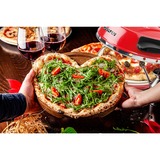 G3 Ferrari Pizzeria Snack Napoletana pizza fremstiller & ovn 1 pizza(er) 1200 W Sort, Rød, Pizzaovn Rød, 1 pizza(er), 31 cm, Mekanisk, 400 °C, Sort, Rød, Sten
