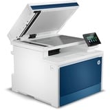 HP Color LaserJet Pro MFP 4302fdw Printer, Multifunktionsprinter Laser, Farveudskrivning, 600 x 600 dpi, A4, Direkte udskrivning, Blå, Hvid