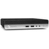 HP EliteDesk 800 G4 DM renoveret, Mini-PC Sort/Sølv