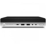 HP EliteDesk 800 G4 DM renoveret, Mini-PC Sort/Sølv