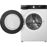Hisense WD3S8043BW3 vaskemaskine - tørretumbler Fritstående Front-læsning Hvid D, Vaskemaskine-tørretumbler Hvid/Sort, Front-læsning, Fritstående, Hvid, Venstre, Grå, Knapper, Dreje