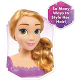 Just Play Disney Princess - Rapunzel Styling Hoved, Make-up og frisør hoved 