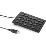 Kensington K79820WW numerisk tastatur Notebook/PC USB Sort Sort, USB, 21, Notebook/PC, Sort