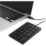 Kensington K79820WW numerisk tastatur Notebook/PC USB Sort Sort, USB, 21, Notebook/PC, Sort