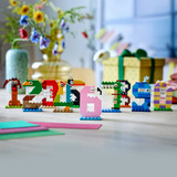 LEGO Fødselsdagsnumre, Bygge legetøj Byggesæt, 6 År, Plast, 281 stk, 385 g
