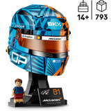 LEGO McLaren Mastercard F1 Team Oscar Piastri Helmet, Bygge legetøj Byggesæt, 14 År, Plast, 793 stk, 968 g
