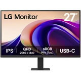 LG 27'' QHD Monitor computerskærm 68,6 cm (27") 2560 x 1440 pixel Quad HD Sort, LED-skærm Sort, 68,6 cm (27"), 2560 x 1440 pixel, Quad HD, 5 ms, Sort