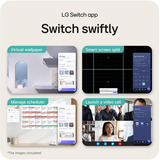 LG LED-skærm Sort