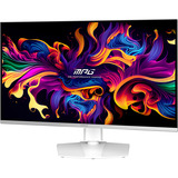MSI MPG 321URXWDE QD-OLED computerskærm 80 cm (31.5") 3840 x 2160 pixel 4K Ultra HD Hvid, Gaming Skærm Hvid, 80 cm (31.5"), 3840 x 2160 pixel, 4K Ultra HD, QD-OLED, 0,03 ms, Hvid