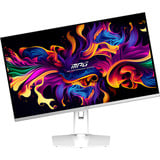MSI MPG 321URXWDE QD-OLED computerskærm 80 cm (31.5") 3840 x 2160 pixel 4K Ultra HD Hvid, Gaming Skærm Hvid, 80 cm (31.5"), 3840 x 2160 pixel, 4K Ultra HD, QD-OLED, 0,03 ms, Hvid