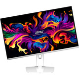 MSI MPG 321URXW-QD-OLED, Gaming Skærm Hvid