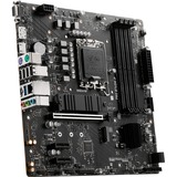 MSI PRO B760M-P, Bundkort Sort