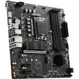 MSI PRO B760M-P, Bundkort Sort
